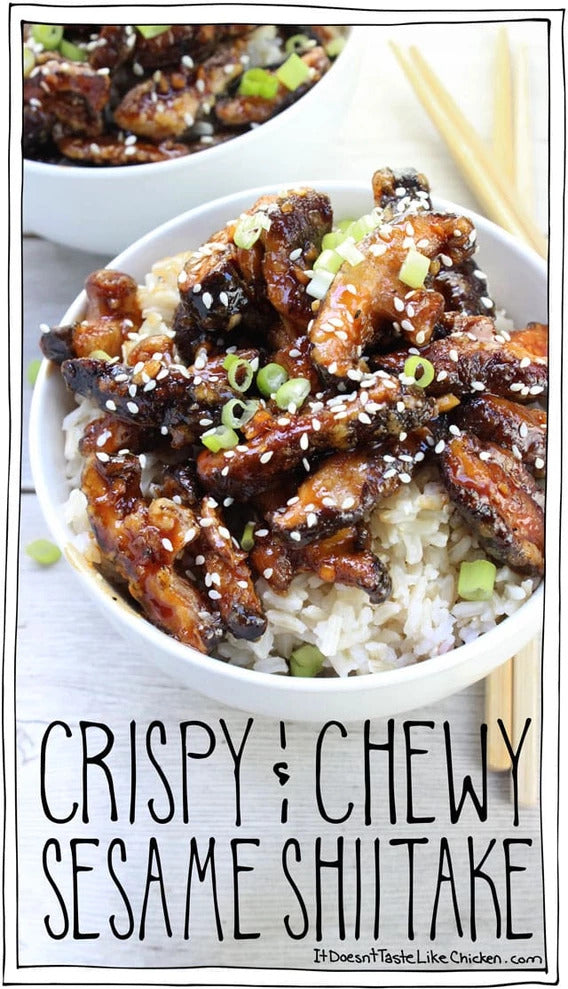Cripsy & Chewy Sesame Shiitake